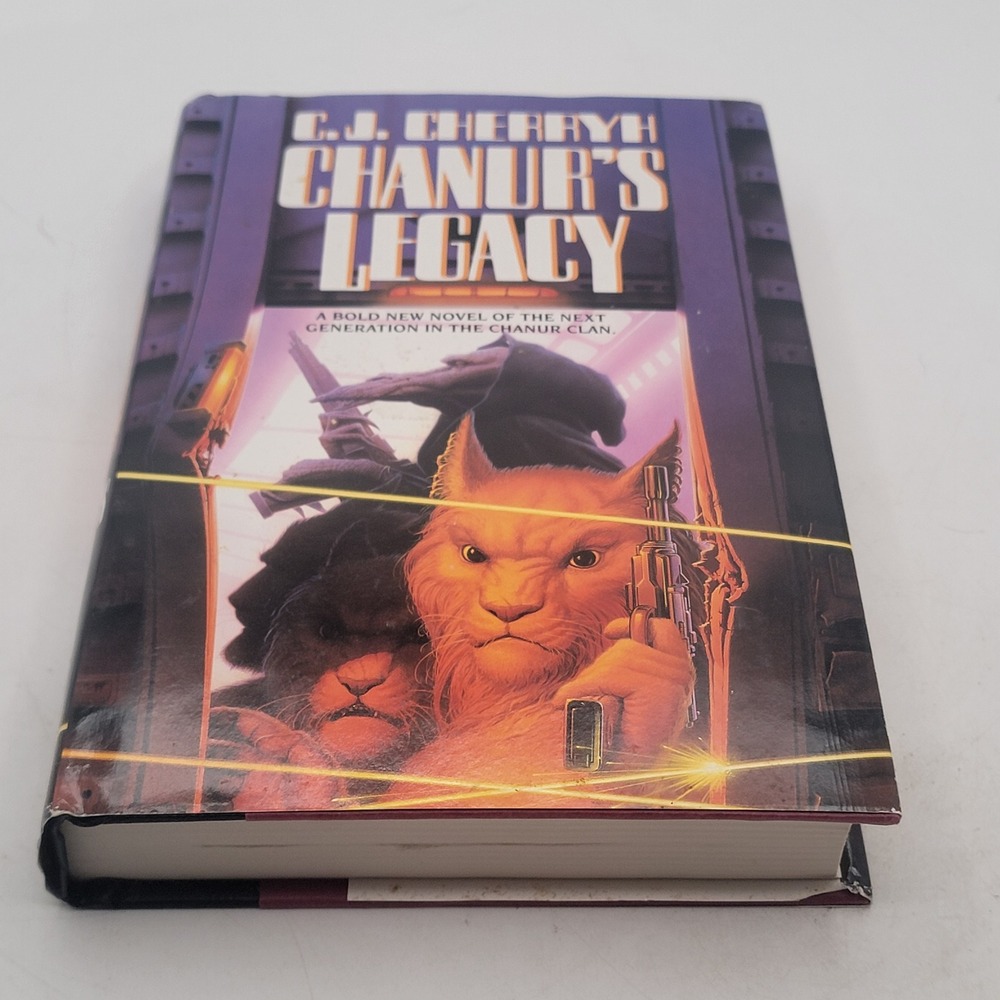 C.J. Cherryh Chanur's Legacy Hardcover First Printing 1992 Sci-Fi Novel Good